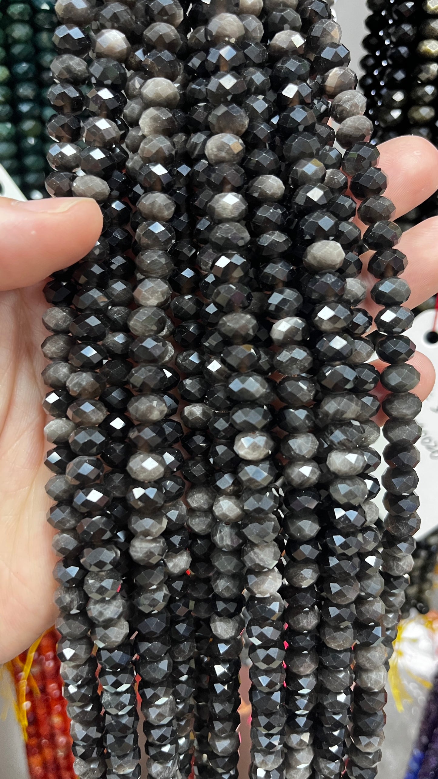 High Quality Faceted Natural Stone Beads