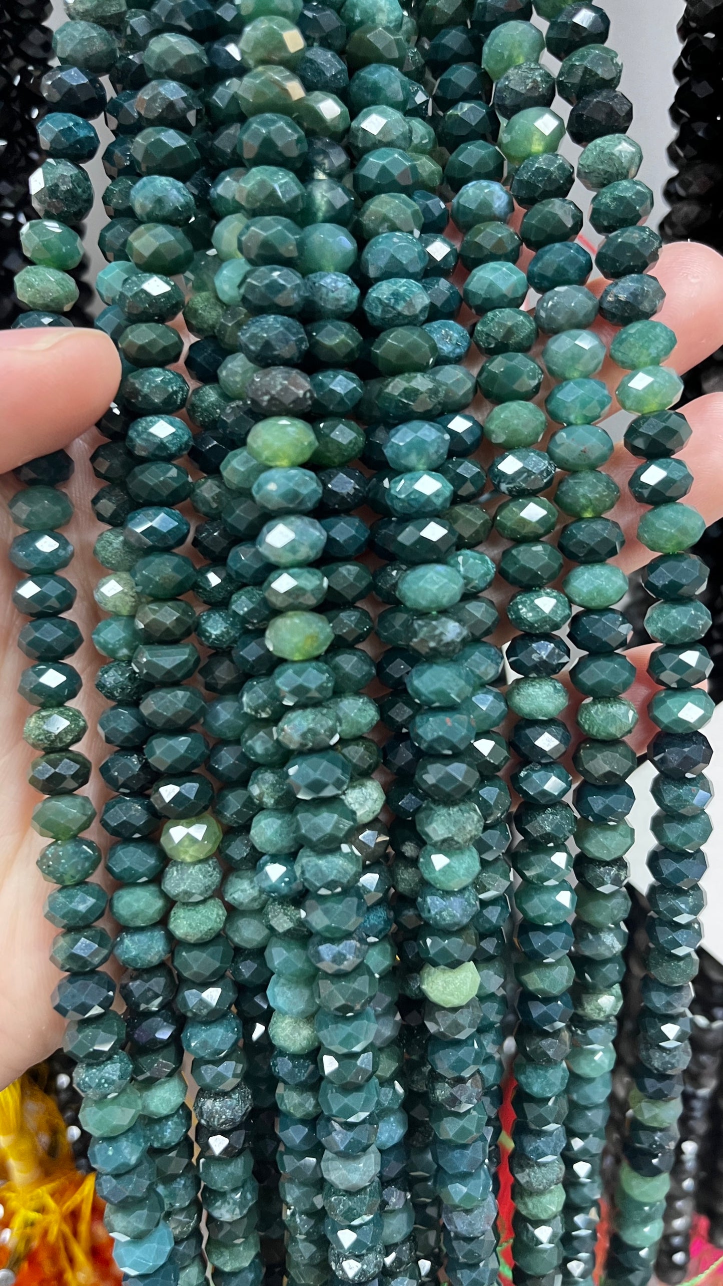 High Quality Faceted Natural Stone Beads