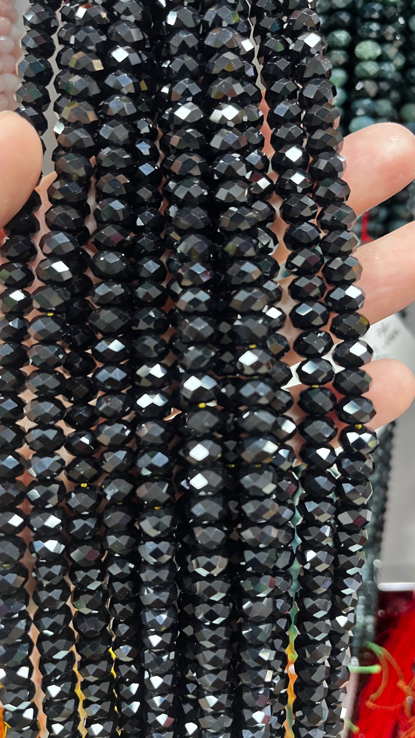 High Quality Faceted Natural Stone Beads