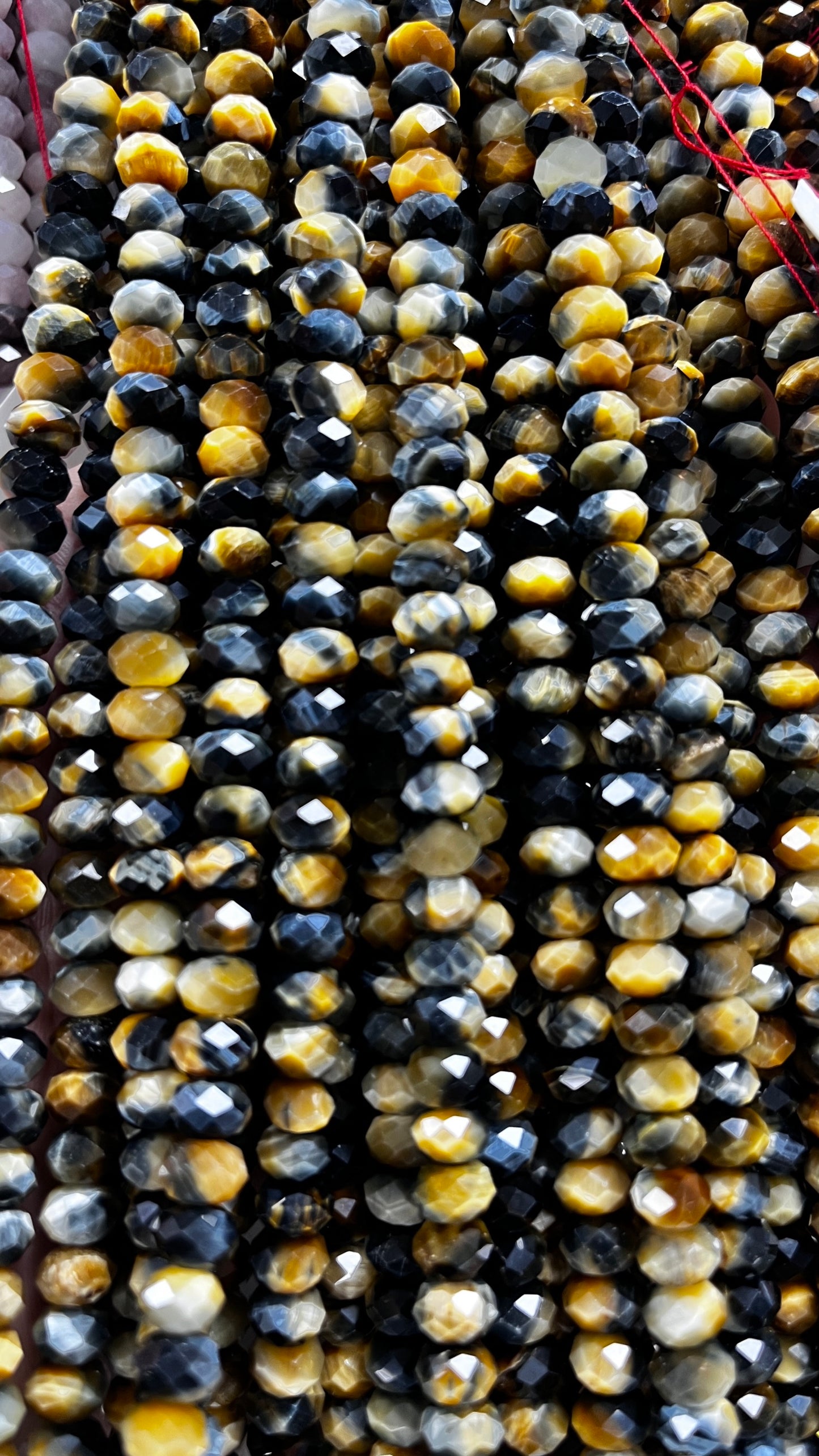 High Quality Faceted Natural Stone Beads